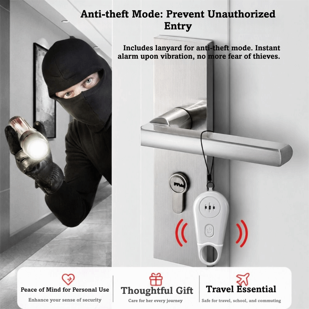 Personal Alarm Keychain - Portable Personal Safety Alarm Loud Siren