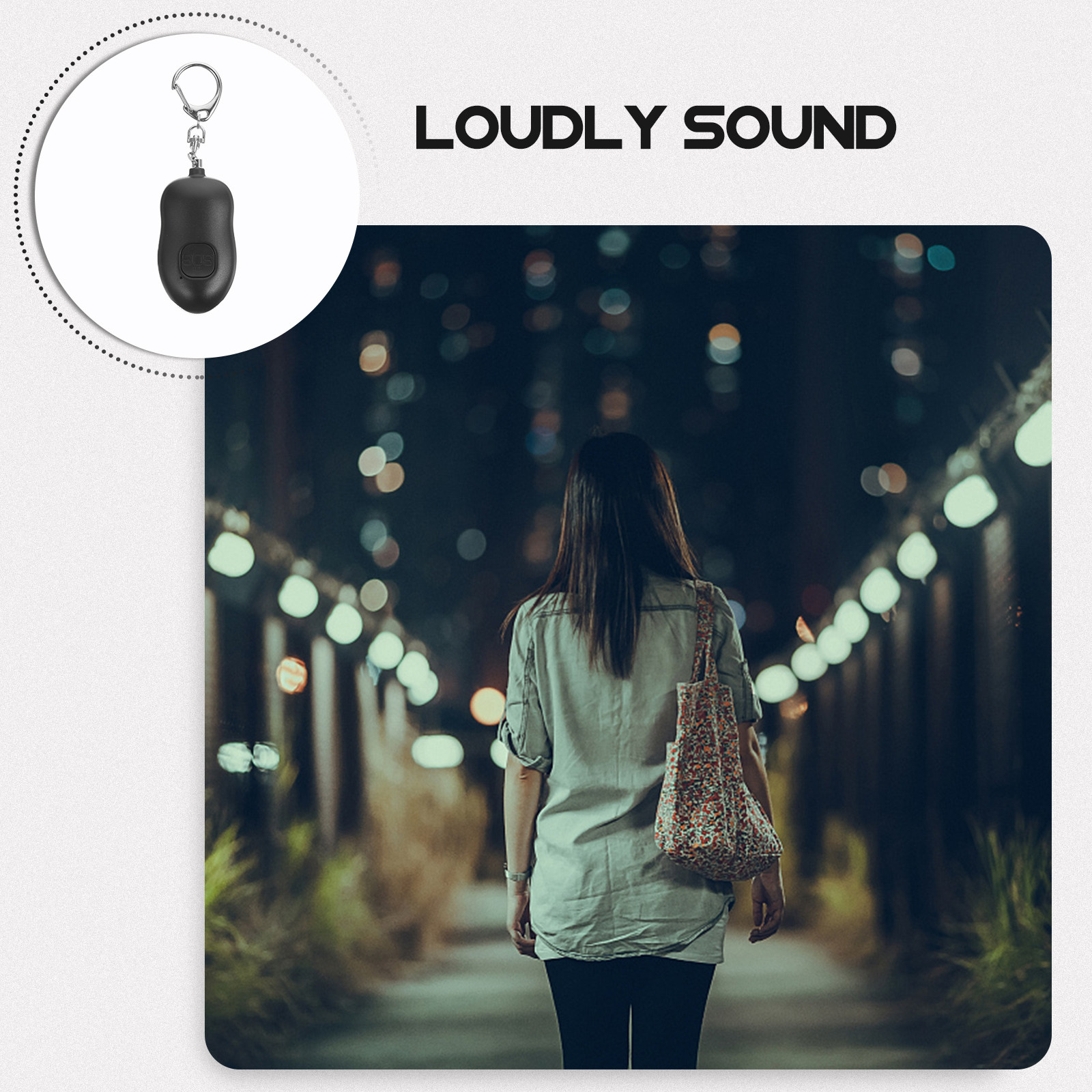 1Pcs Personal Safety Alarm 130 - Personal Alarm Keychain review and price