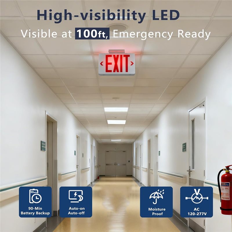 B67C UL Listed,Commercial Emer - Emergency Exit Sign review and price