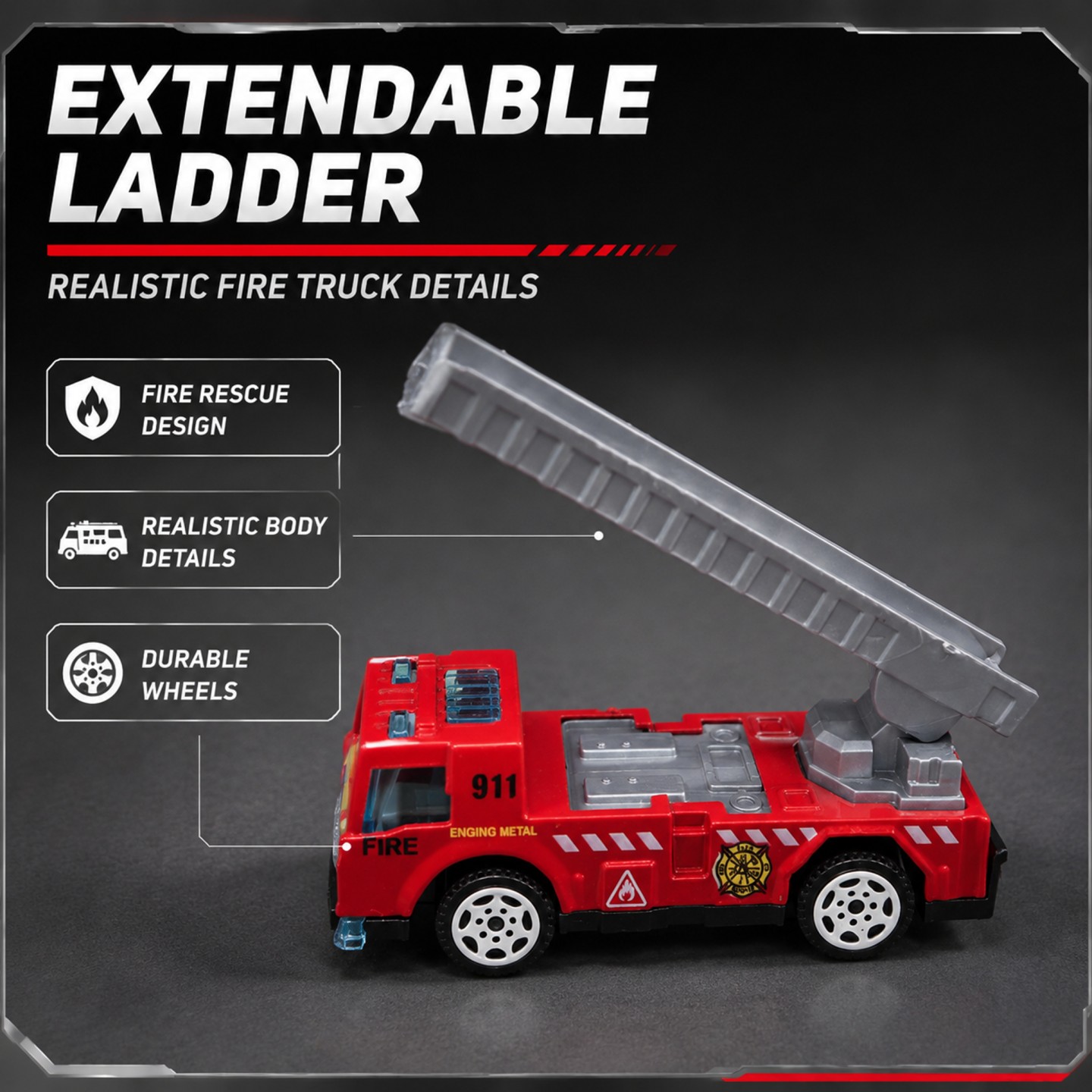 1:64 Alloy+Plastic Fire Fighti - Fire Escape Ladder review and price
