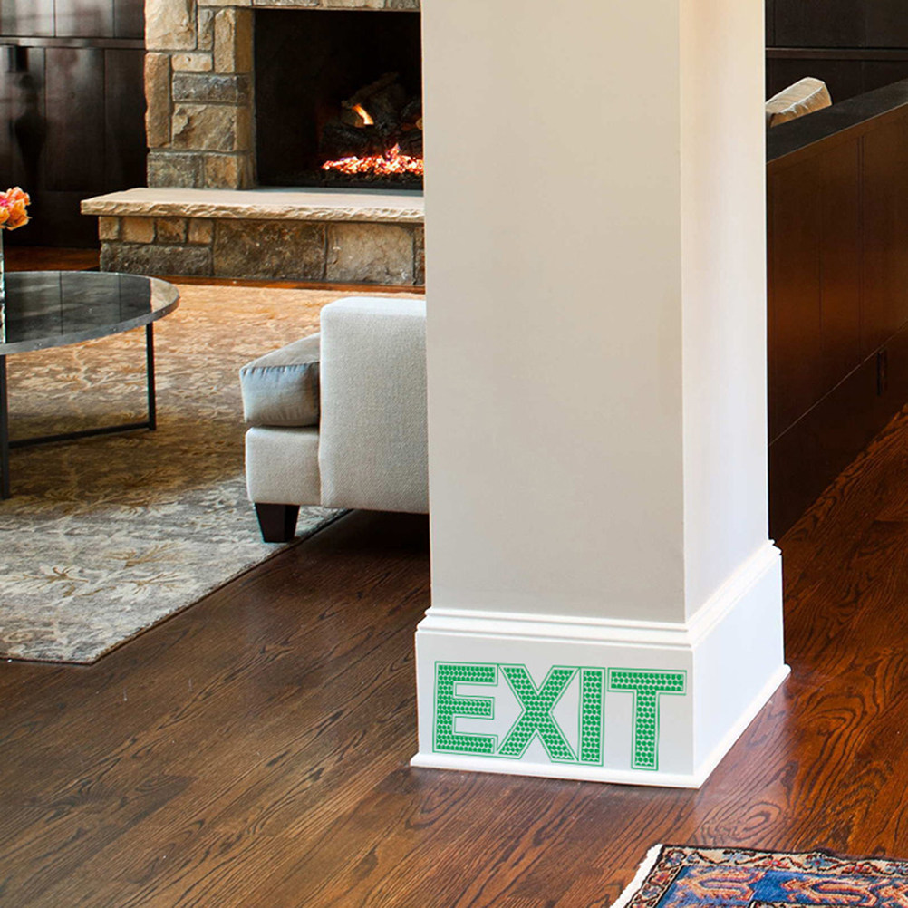 Glow in Dark Exit Wall Sticker - Emergency Exit Sign review and price