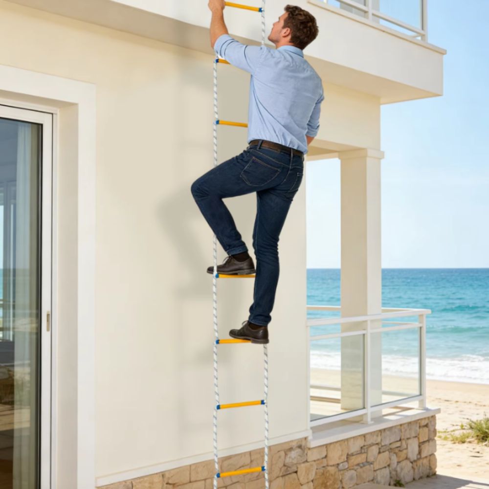 Insulated Rope Ladder Grippy S - Fire Escape Ladder review and price