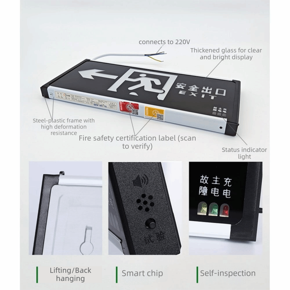 LED Light Emergency Exit Light - Emergency Exit Sign review and price